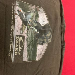 Drake Men’s T Shirt chocolate Brown Large